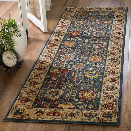 Safavieh 2 ft.-6 in. x 8 ft. Kashan Power Loomed Runner Area Rug, Beige and Taupe KSN303K-28
